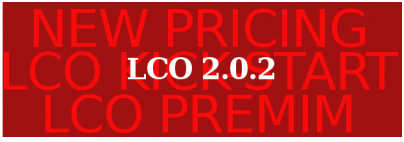 LCO 2.0.2 – New Pricing